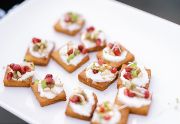 Appetizers in a plate