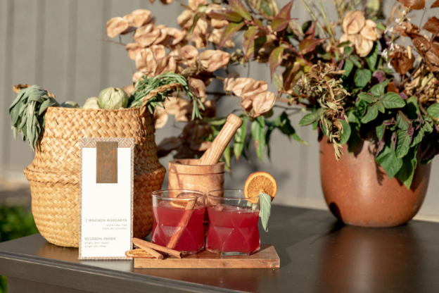 Custom cocktails curated especially for a luxury destination wedding.