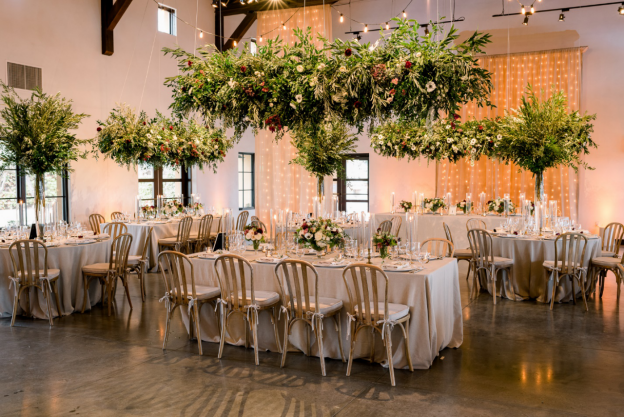 Luxury wedding décor indoors