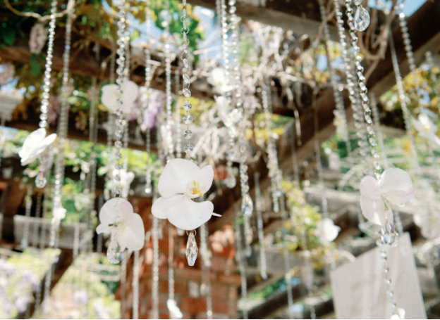 A focus shot of a Santa Barbara luxury destination wedding’s details