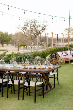 A beautifully planned rehearsal dinner