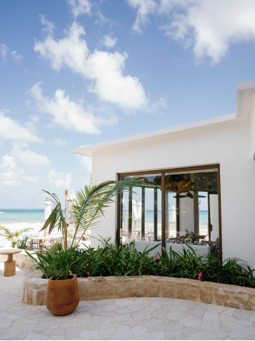 A coastal spa resort