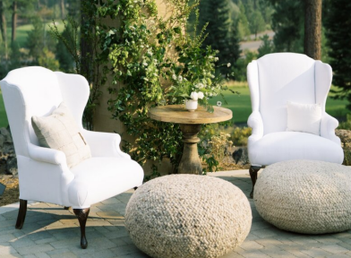 Cozy set-up at a wedding