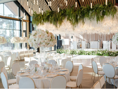 Indoor wedding setup