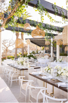 A luxury wedding organized by Emily Coyne Events.
