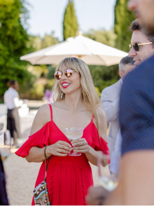 A wedding ceremony organized by a Dallas wedding planner.