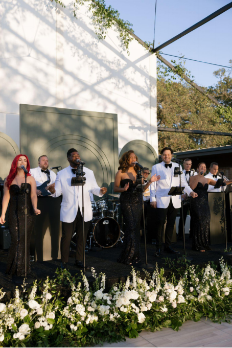 A wedding music ensemble.